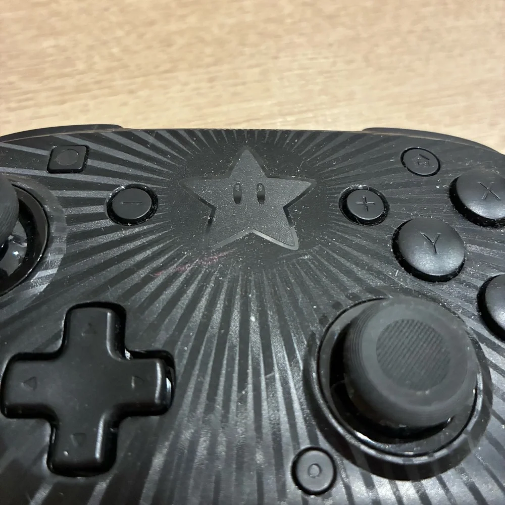 Nintendo Switch PDP Faceoff Wired Pro Controller Super Mario Star